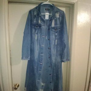 Distressed Denim jacket